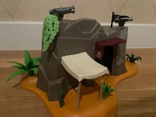 Isla Pirata Playmobil con barco