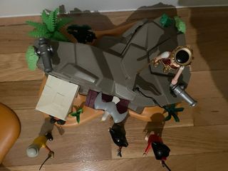 Isla Pirata Playmobil con barco