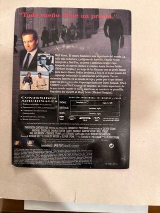 DVD Wall Street (Oliver Stone)