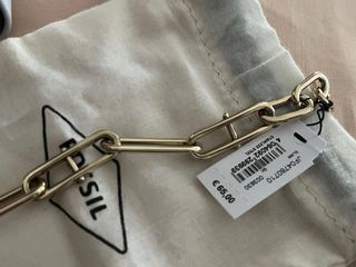 Pulsera Fossil Acero Dorado OFERTA