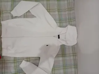 Sudadera Blanca Polo Ralph Lauren Cremallera
