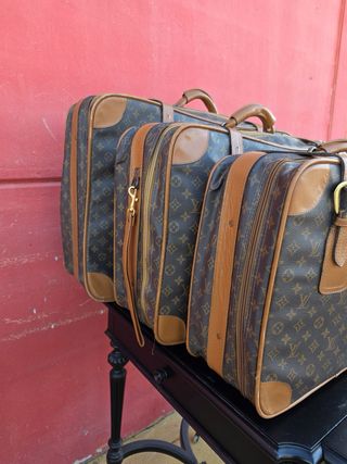 Conjunto Maletas Vintage Louis Vuitton Monogram