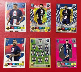 Cromos FIFA 365 PSG Mbappé Messi Neymar Ramos