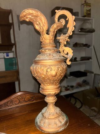 2 Ánforas Antiguas Metal/Bronce