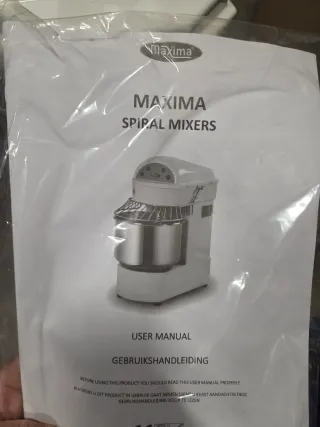 Amasadora Maxima Espiral 10L