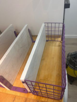 Estantería pequeña madera y metal