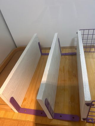 Estantería pequeña madera y metal