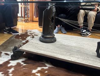 Mesa mármol doble cristal 30 años