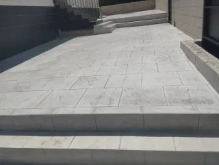 Hormigón fresco para construcción