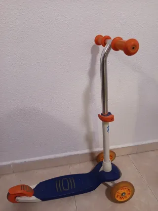 Patinete infantil 3 ruedas con luces