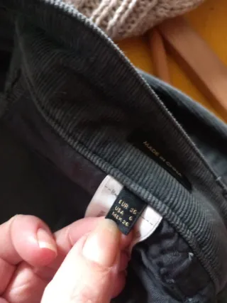 Pantalones Massimo Dutti pana talla S