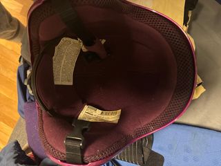 Casco niña esquí morado