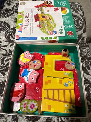 Juego 3 Little Pigs Jumbo Goula