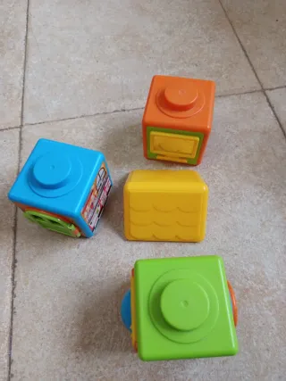 Juguetes educativos bloques construcción