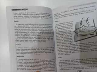 Libro Cocina Vegetariana y con Fibra