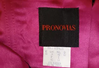 Vestido fiesta palabra de honor Pronovias Talla M