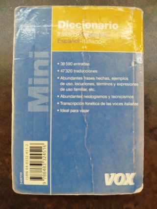 Minidiccionario italiano-español Vox