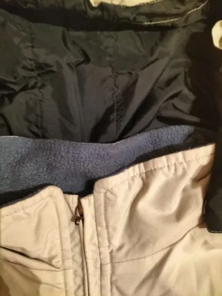 Abrigo vintage Billabong beige y gris