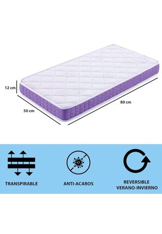 Mini cuna colecho blanca