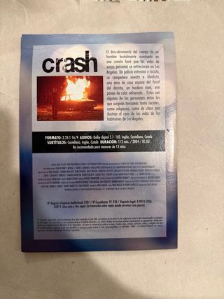 DVD Crash (Colisión) - Acción y Suspense