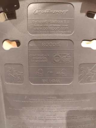 Silla bici con cinturón y anclaje