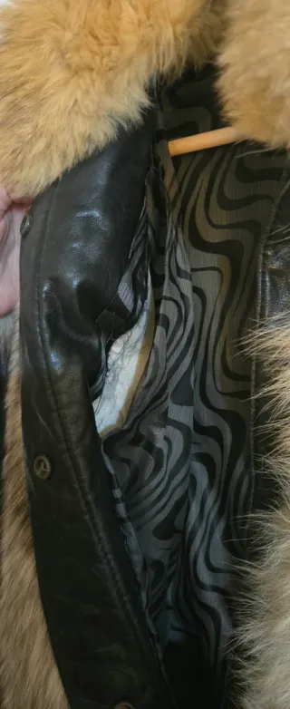 Cazadora Piel Mapache Talla L