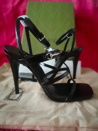 Sandalias Gucci Horsebit Tacón 105mm