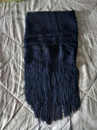 Chal azul marino