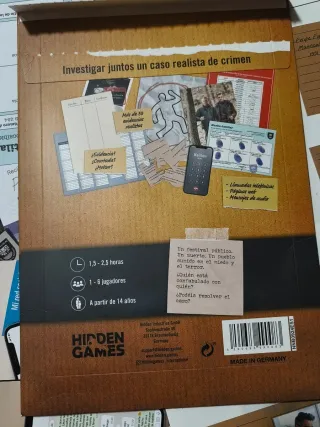 Juego de Misterio Hidden Games