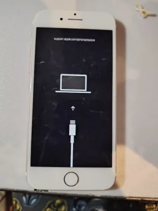 iPhone 7 Dourado/Branco