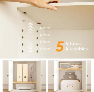 Estantería librería blanca 164 cm