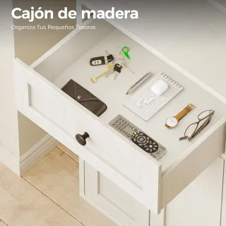 Estantería librería blanca 164 cm