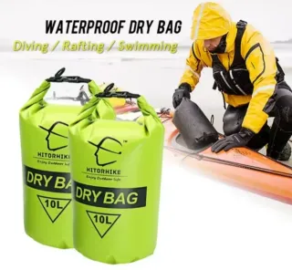 Bolsa Estanca HITORHIKE Seca 10L Nueva Blanca