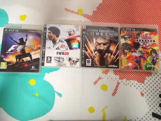 Consola PS3 Negra con Mando y Juegos