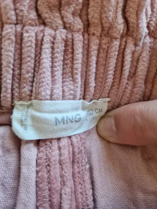 Pantalón culotte niña rosa Mango