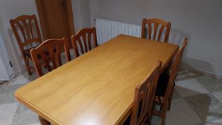 Mesa comedor + 8 sillas