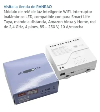 Módulo Relé Inteligente WiFi 4 Canales