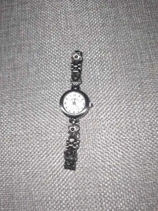 Reloj Louis Varel Oso Plata Blanco