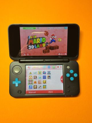 IMPOLUTA Nintendo New 2DS XL Nero/Blu