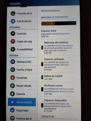 Tablet Samsung Galaxy SM-T113 Blanca