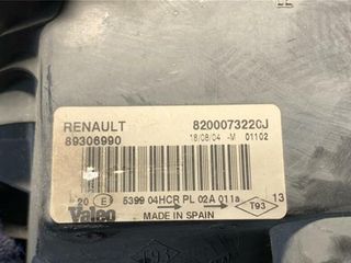 Faro izquierdo renault 58315 8200073220j megane ii