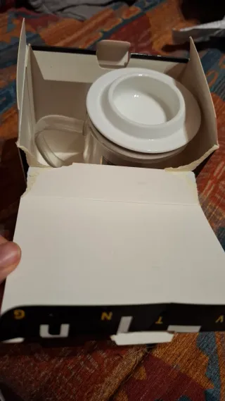 Tazza con iniziale R in vetro e ceramica Kasanova