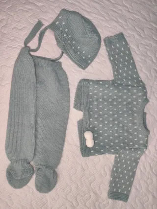 Conjunto Ropa Bebé 0-1 Meses Mint Estrellas por10€