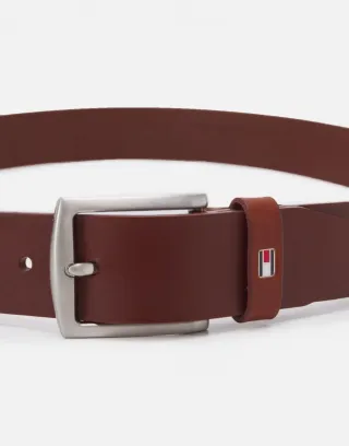 Cinturón Marrón Oscuro Tommy Hilfiger New Denton.