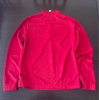 Jersey Adidas Rojo Media Cremallera