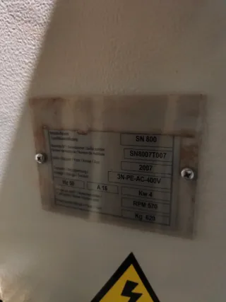 Sierra de cinta liderman 800 mm