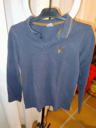 7 Camisetas manga larga niño (Tallas 8, 9, 10)