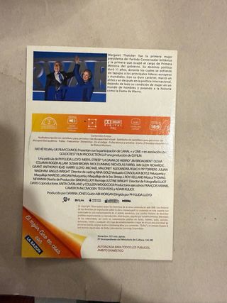 DVD La Dama de Hierro Meryl Streep