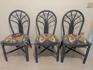 Mesa extensible y 6 sillas