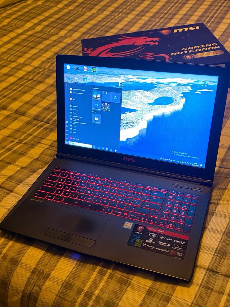Portátil Gaming MSI i7 GTX 1050Ti SSD afbeelding 6